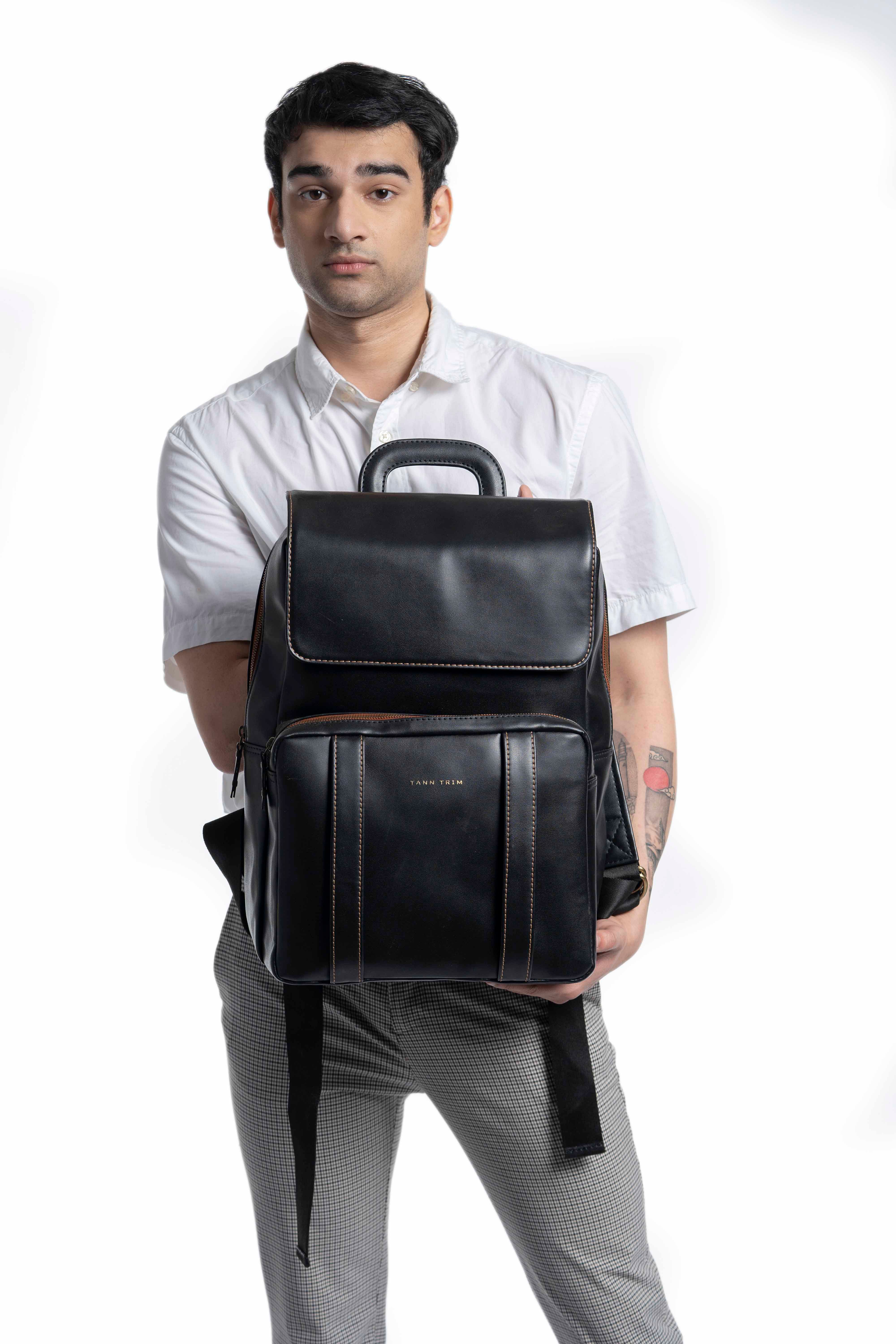 The Metro Movers Black Backpack