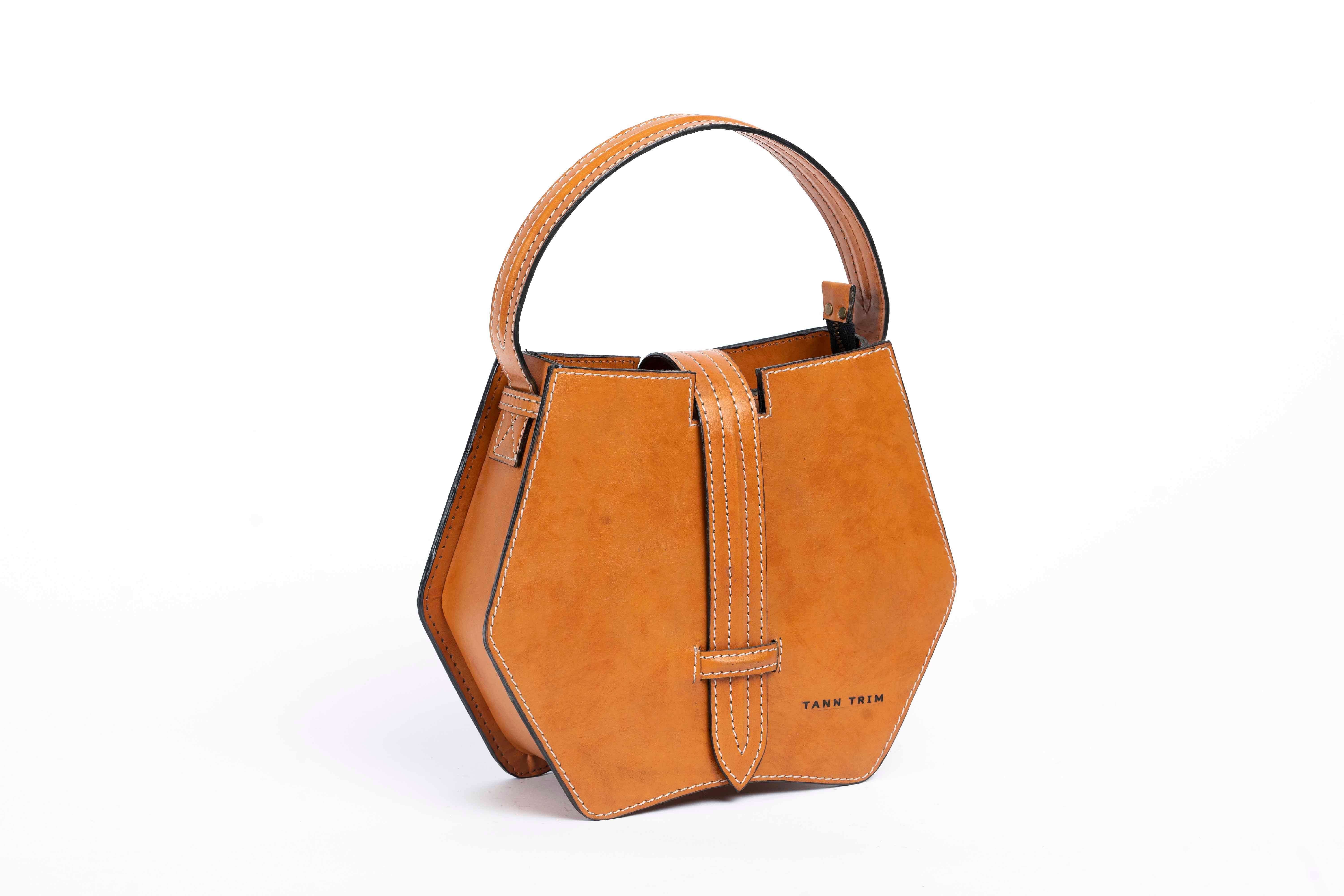 The Classic Structured Handbag: Orange