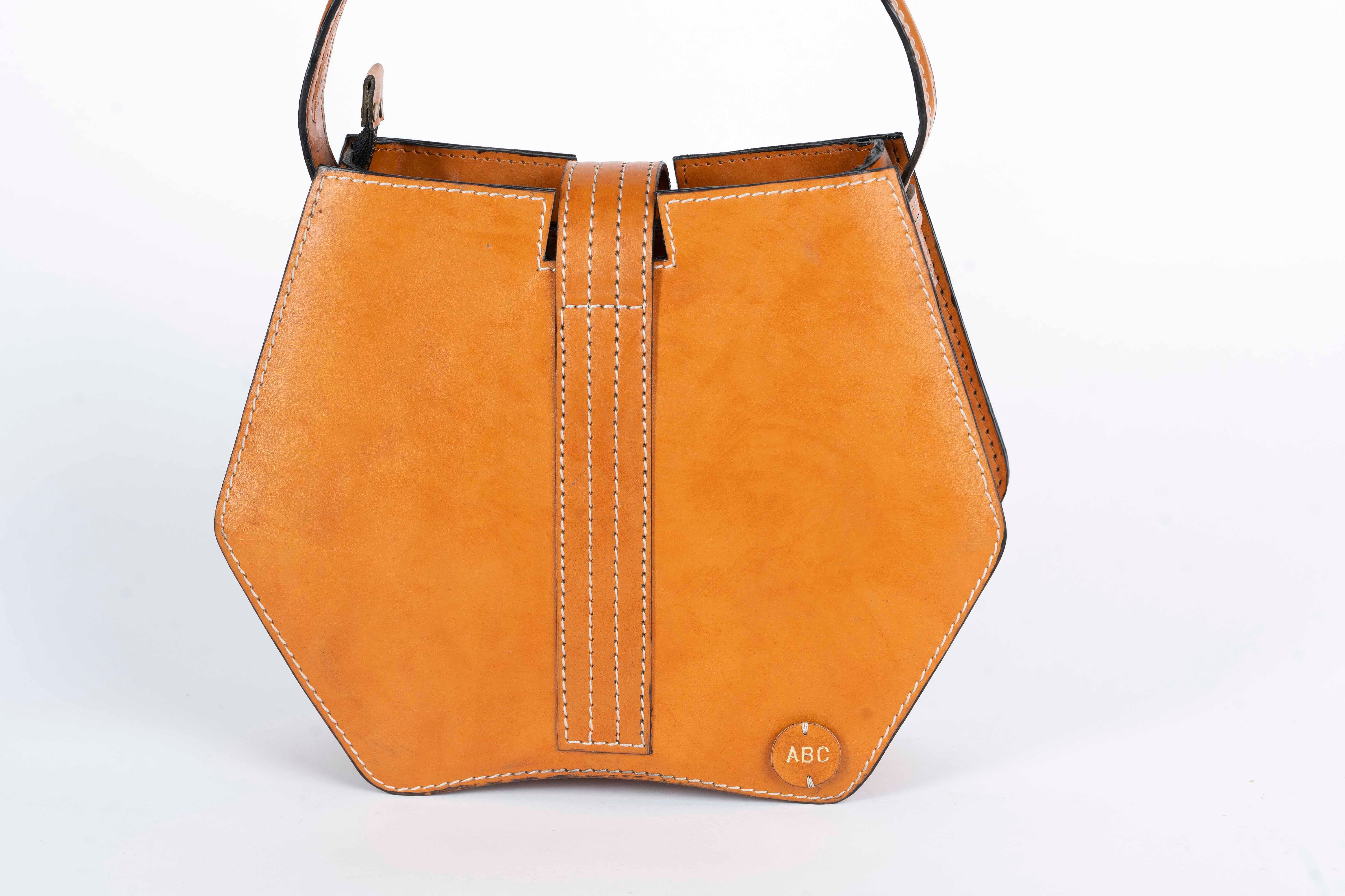 The Classic Structured Handbag: Orange