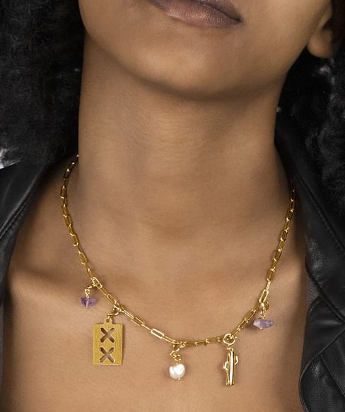 TANN TRIM Necklaces and Chokers : Buy Tann Trim The Delta Trinket